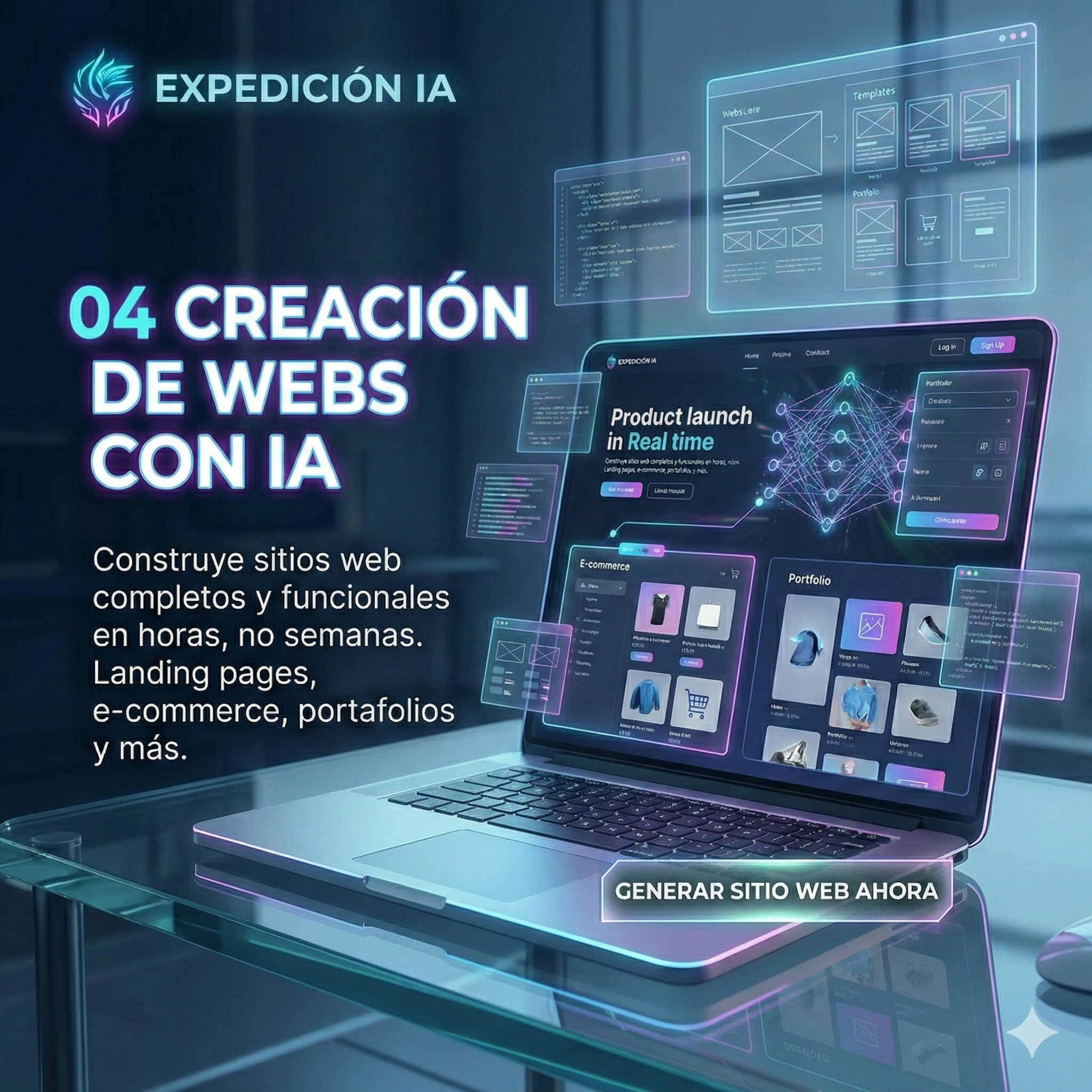 Creación de webs con IA